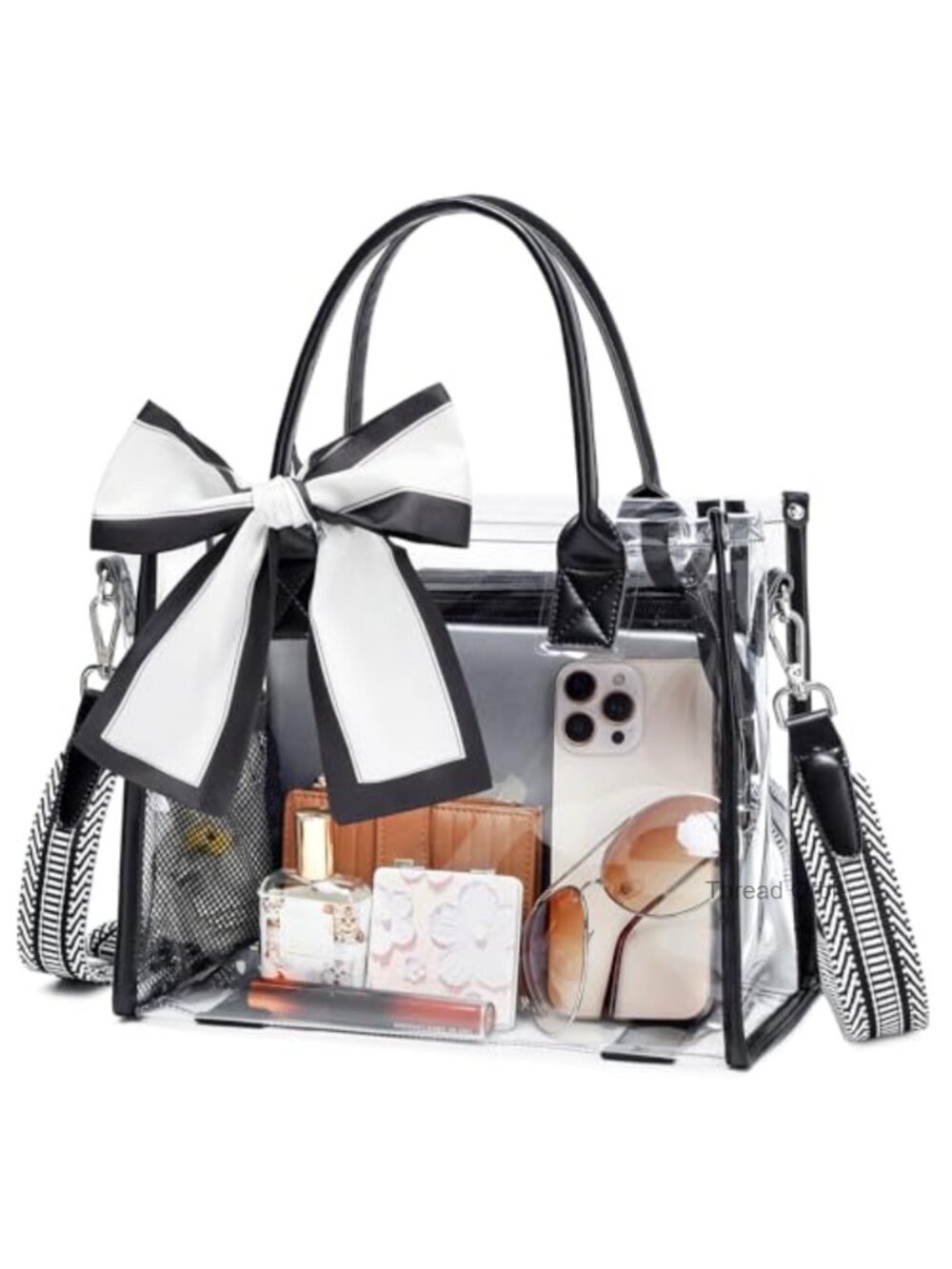 Clear Tote Bag Stadium Approved PVC PVC Transparent Concert Bag with Guitar